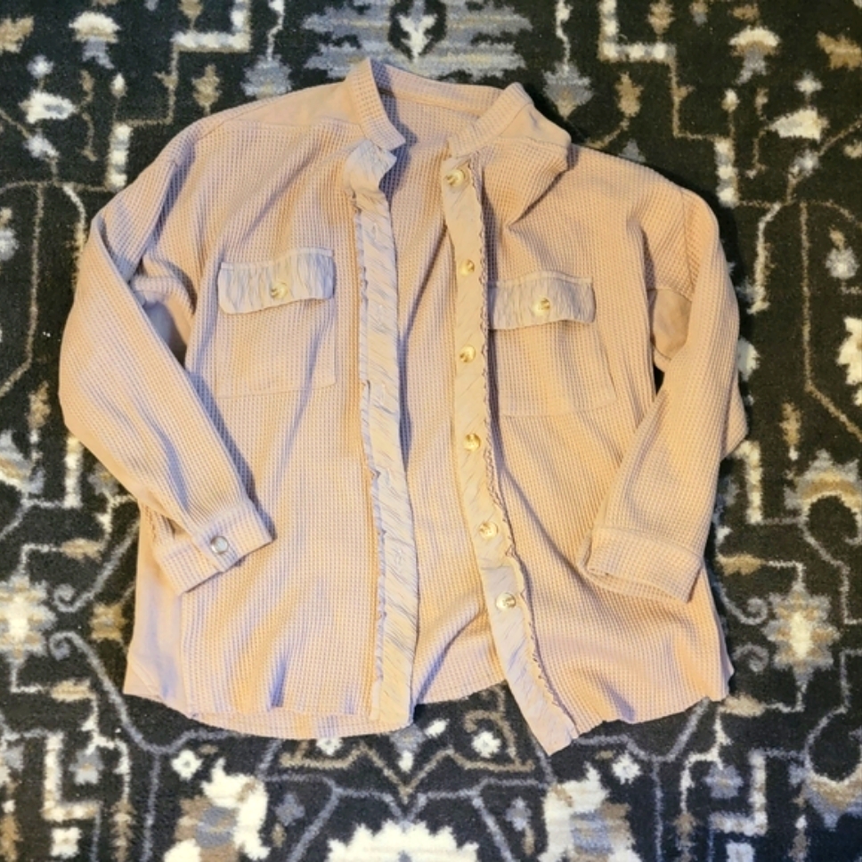 Waffle Texture Shacket